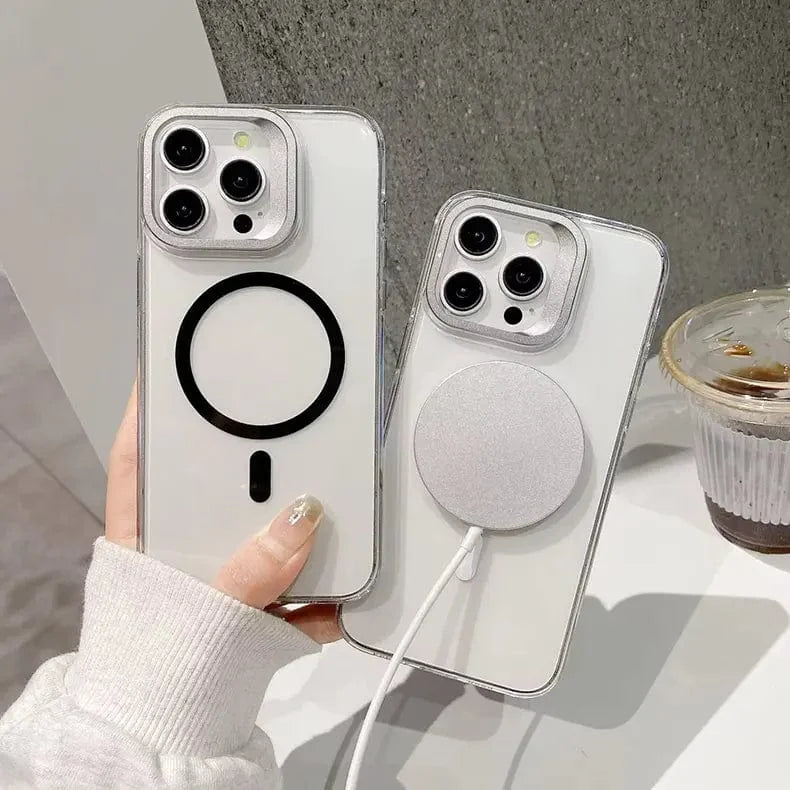 Military Grade Built-In Stand Magsafe Hard Case for iPhone 15 Pro Max