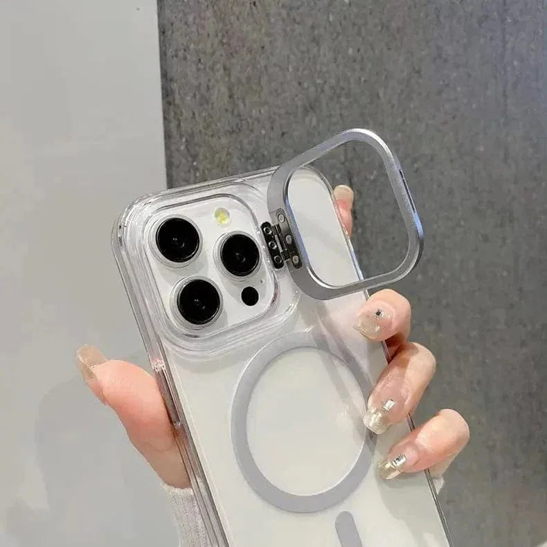 Military Grade Built-In Stand Magsafe Hard Case for iPhone 16 Pro Max