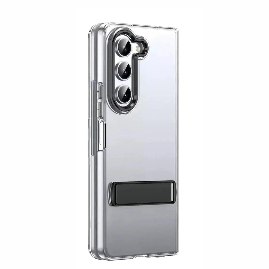 Military Grade Kickstand Transparent Hard Case for Samsung Z Fold6