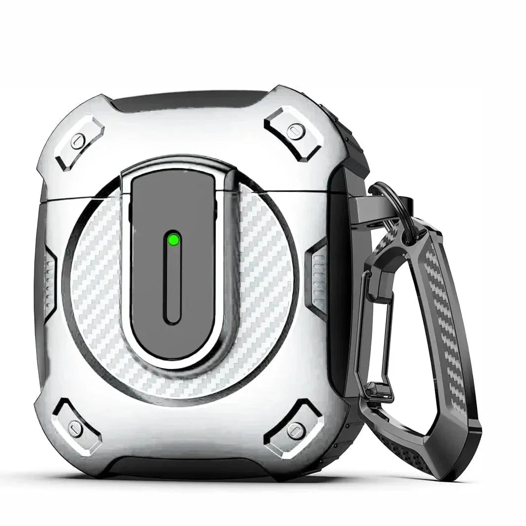 Military Hard Shell Carbon Fiber Cover for Airpods 1 | 2