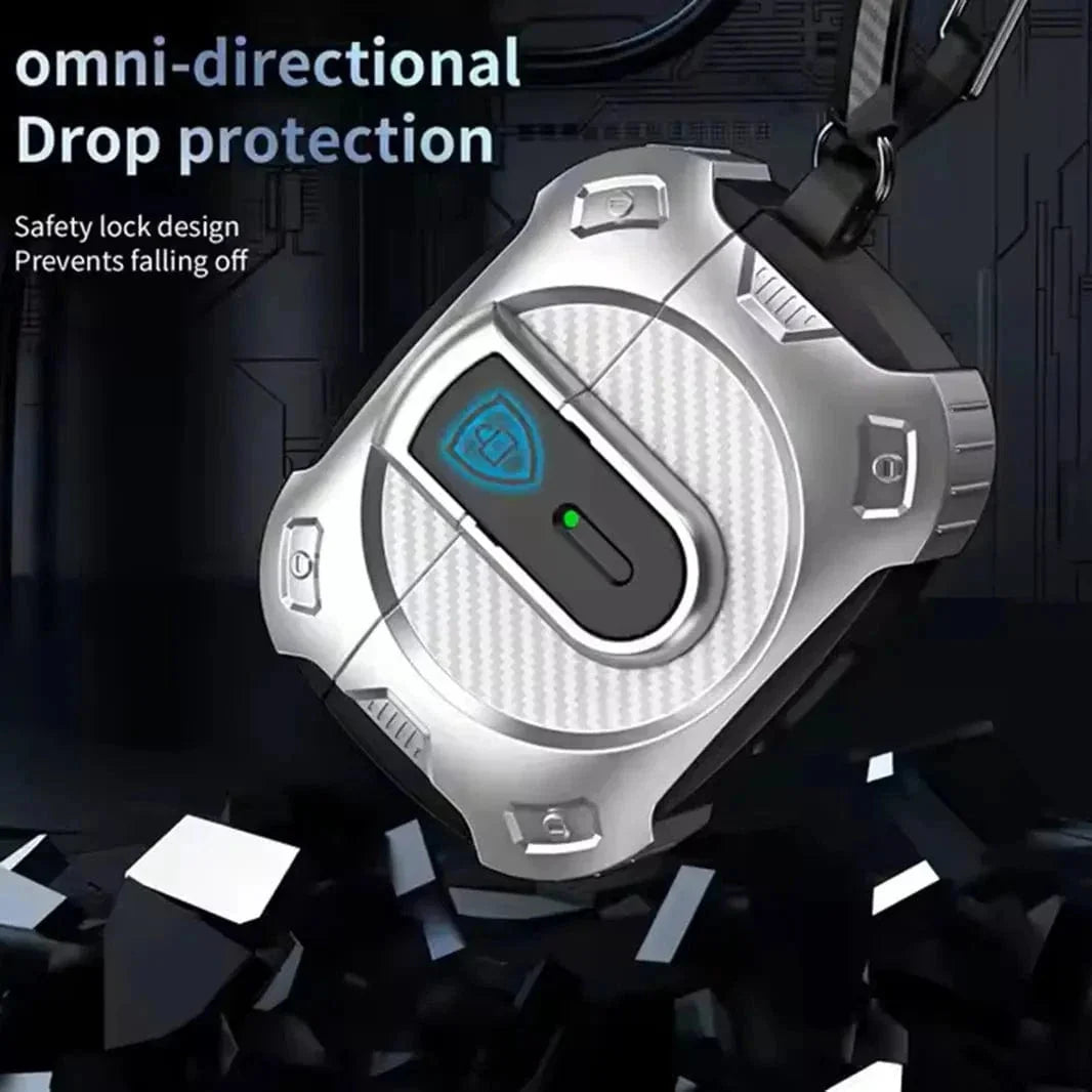 Military Hard Shell Carbon Fiber Cover for Airpods 4