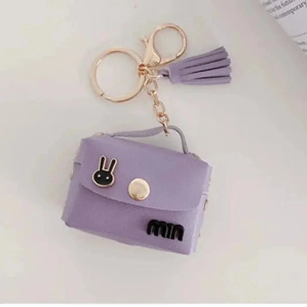 Mini Purse Leather Texture Cover for Airpods 4