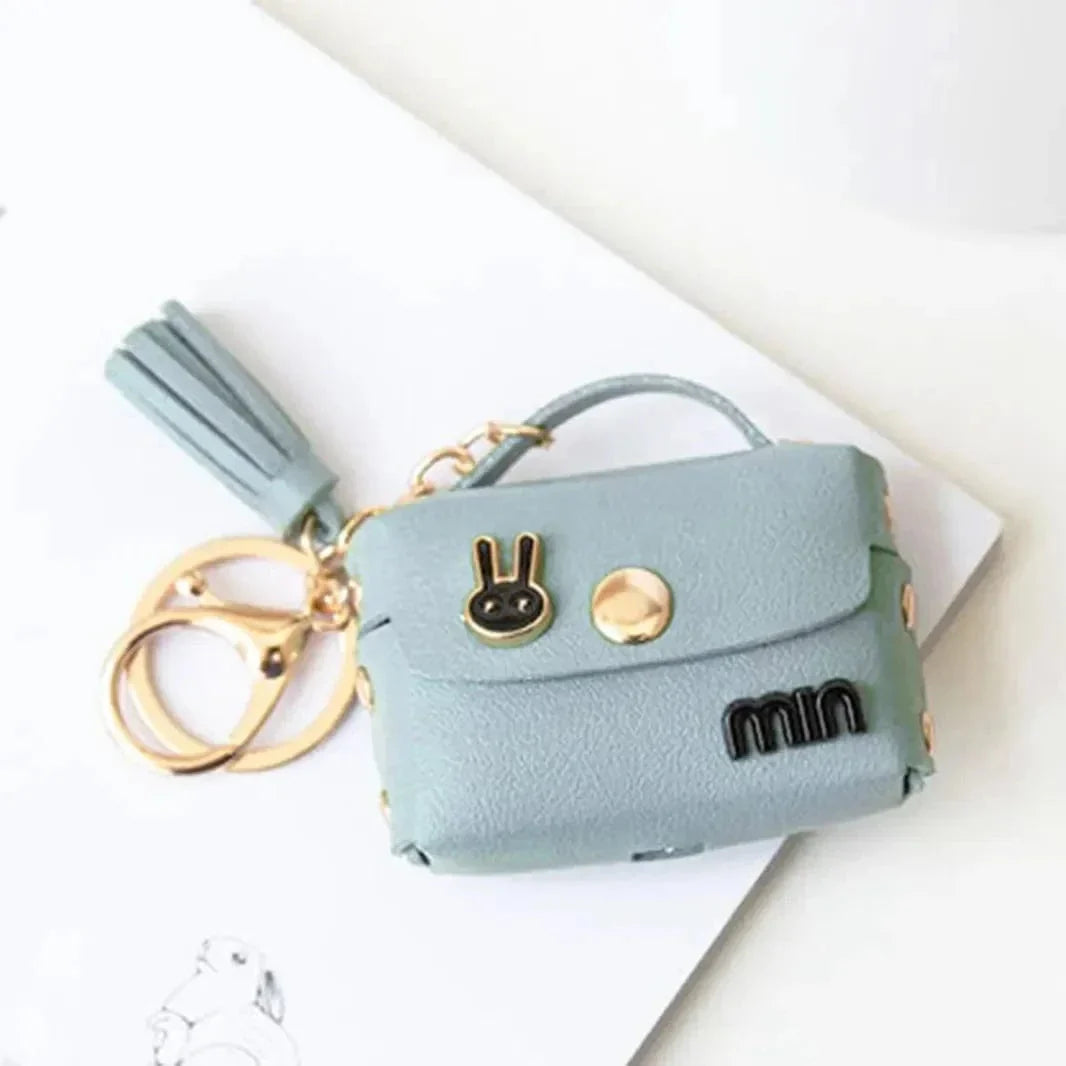 Mini Purse Leather Texture Cover for Airpods 3