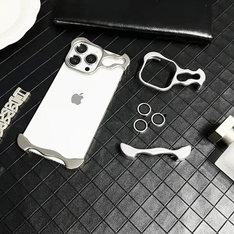 Minimalist Frame Bumper Case With Camera Lens Protector for Apple iPhone