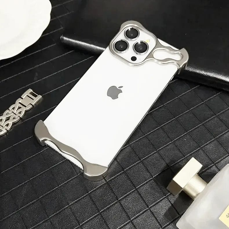 Minimalist Frame Bumper Case With Camera Lens Protector for Apple iPhone