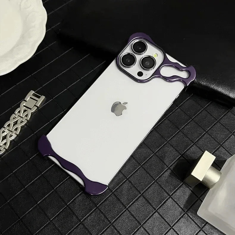 Minimalist Frame Camera Lens Protector Case for iPhone 15 Pro