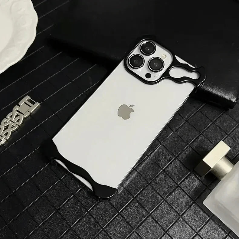Minimalist Frame Camera Lens Protector Case for iPhone 16 Pro