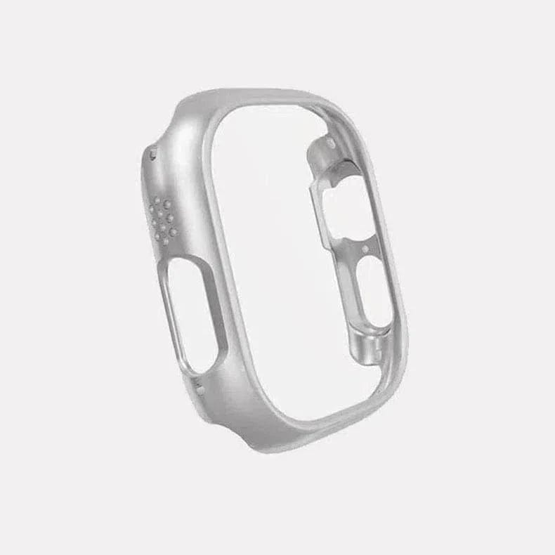 Minimalist Hard frame Protective Watch Case for iWatch Case Covers Ultra 49mm / Silver