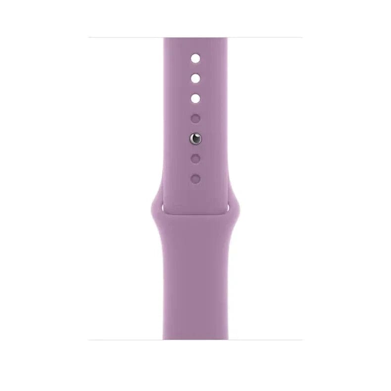 New Liquid Silicone Soft Sport Band for Apple Watch Watch Bands 42mm | 44mm | 45mm | Ultra 49mm / Lavender