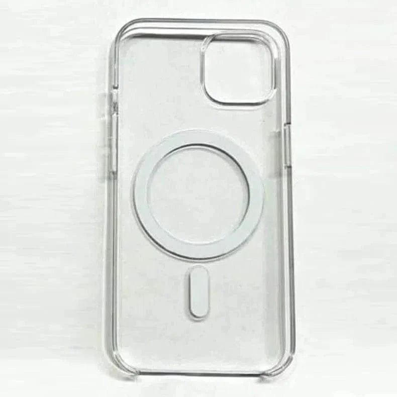 New Magnetic Magsafe Transparent Case for iPhone Back Cases