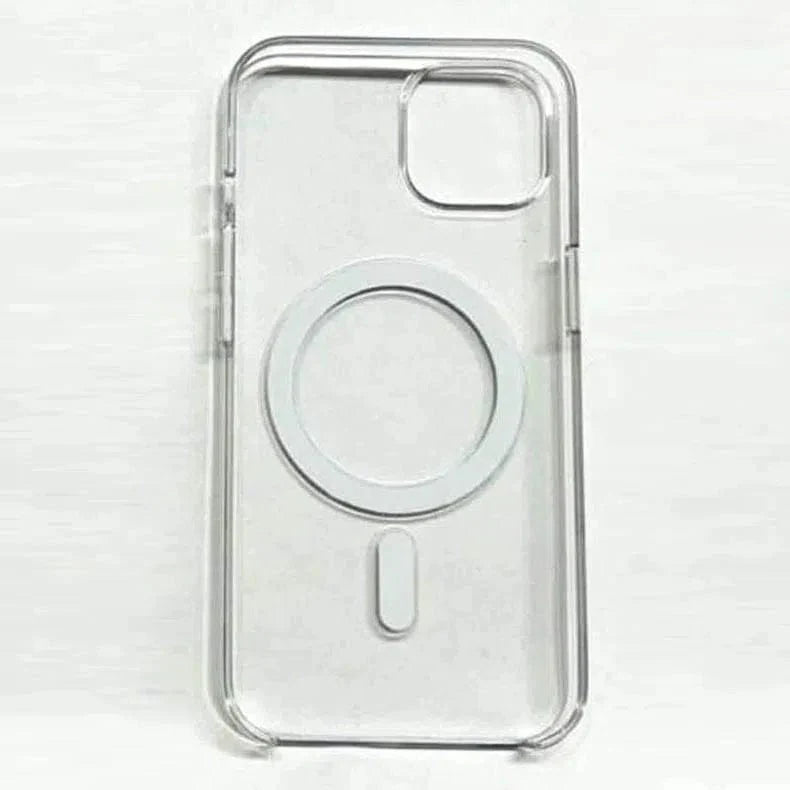 New Magnetic Magsafe Transparent Phone Back Case for Apple iPhone