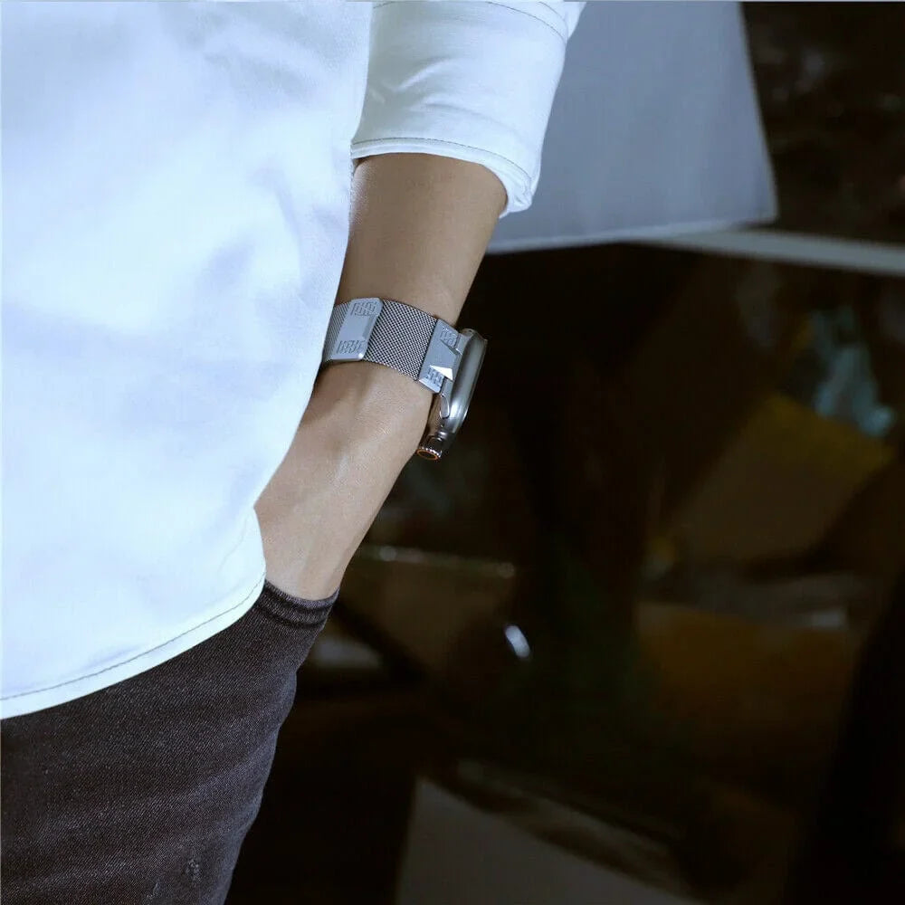 New Milanese Magnetic Band for Apple Watch 42 | 44 | 45 | Ultra 49 | 46mm S10