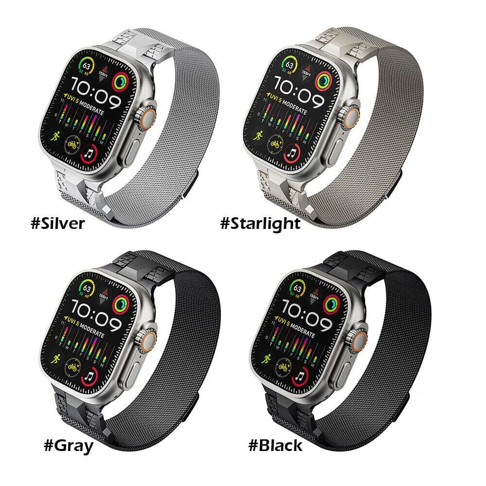 New Milanese Magnetic Band for Apple Watch 42 | 44 | 45 | Ultra 49 | 46mm S10