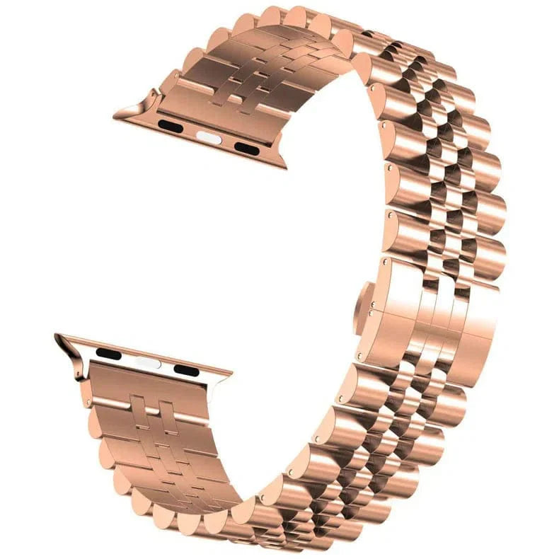 New Stainless Steel Metal Link Bracelet Chain Watch Band for Apple Watch