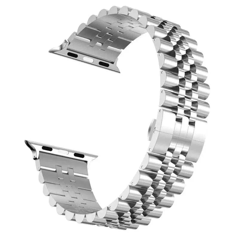 New Stainless Steel Metal Link Bracelet Chain Watch Band for Apple Watch