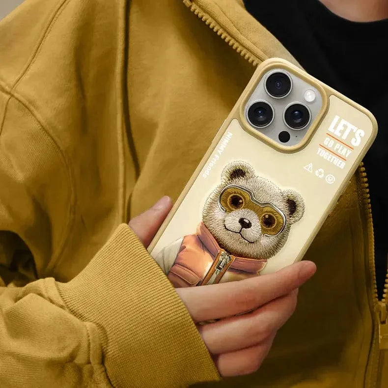 Nimmy 3D Embroided Hard Case for iPhone 16