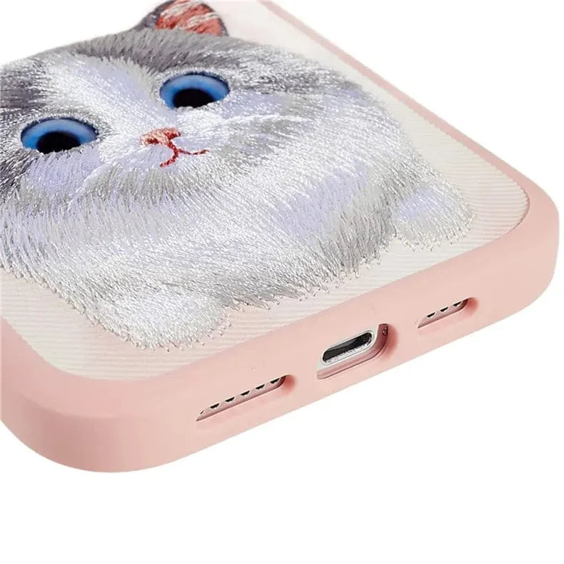 Nimmy 3D Embroided Hard Case for iPhone 16 Pro