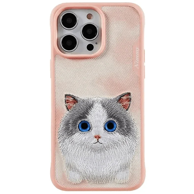 Nimmy 3D Embroided Hard Case for iPhone 16 Pro Max