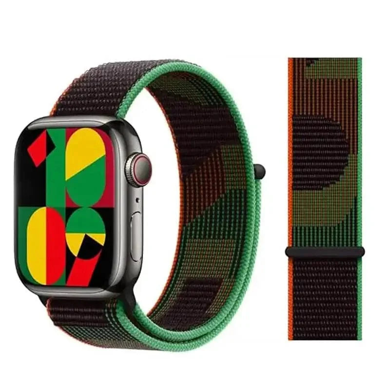 Nylon Velcro Sport Loop Watch Band for Apple Watch