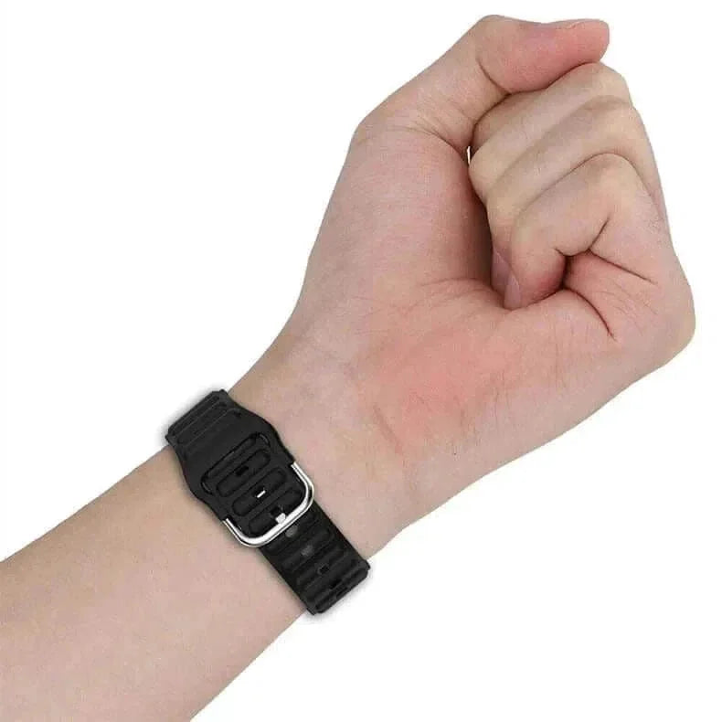 Ocean Ripple Silicone Soft Band for Apple Watch 42 | 44 | 45 | Ultra 49 | 46mm S10