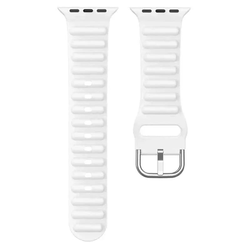 Ocean Ripple Silicone Soft Band for Apple Watch 42 | 44 | 45 | Ultra 49 | 46mm S10