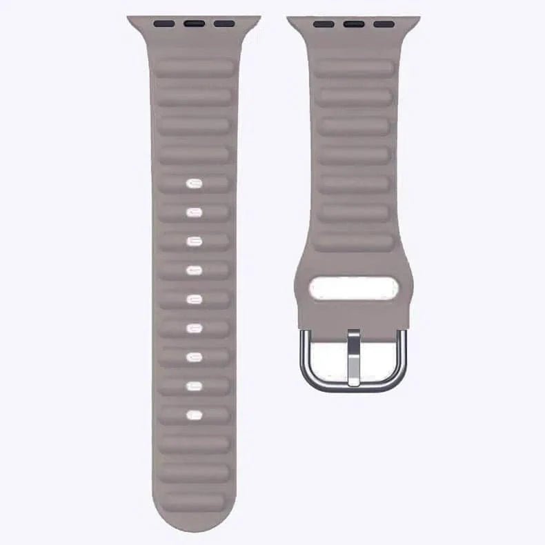 Ocean Ripple Silicone Soft Watch Band for Apple Watch