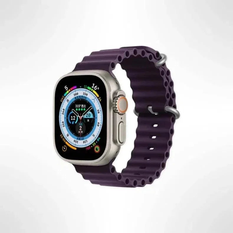 Ocean Silicone Band for Apple Watch 42 | 44 | 45 | Ultra 49 | 46mm S10
