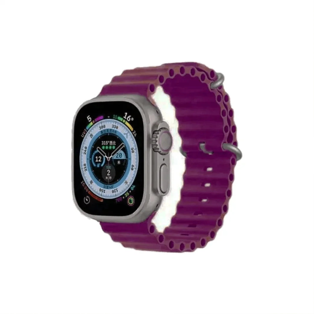 Ocean Silicone Band for Apple Watch 42 | 44 | 45 | Ultra 49 | 46mm S10
