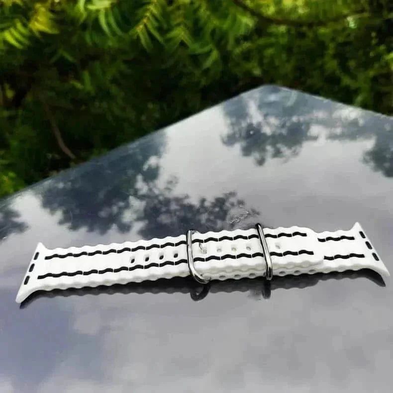 Ocean Silicone Sport Soft Band for Apple Watch 42 | 44 | 45 | Ultra 49 | 46mm S10