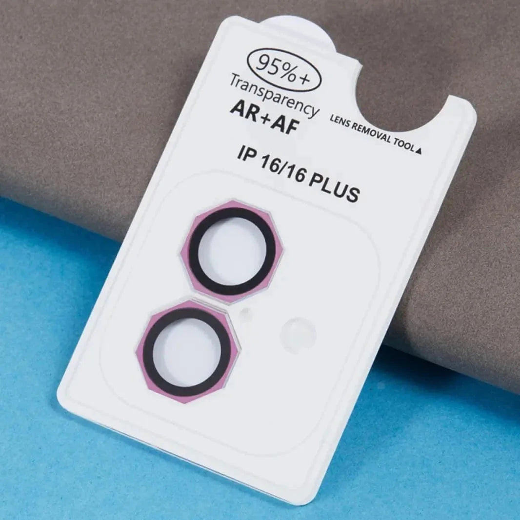 Octagonal Camera Lens Protector aluminum alloy Ring for iPhone 16 | 16 Plus