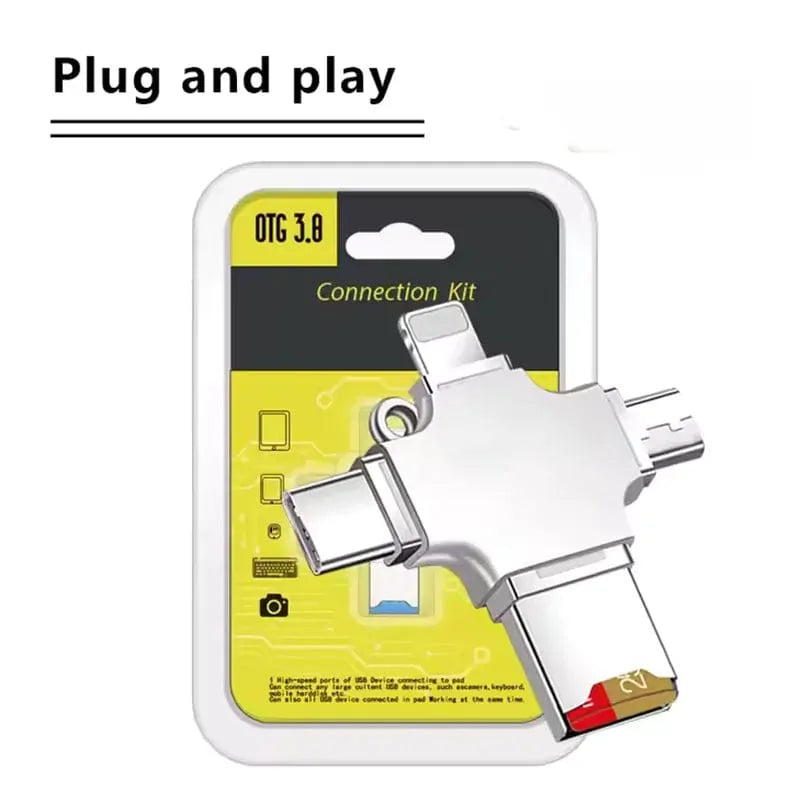 OTG 3.0 USB Flash Driver Micro SD TF Type C Memory Card Reader