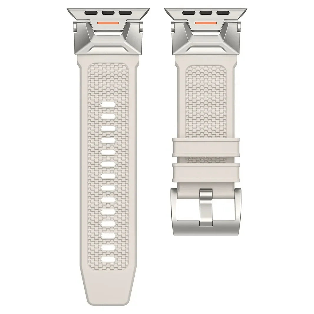 Outdoor Waterproof Rubber Sports Band for Apple Watch 42 | 44 | 45 | Ultra 49 | 46mm S10