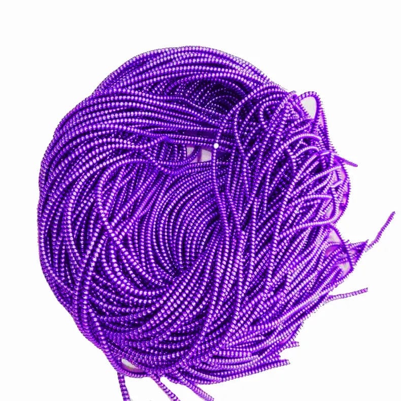 [ Pack of 3 ] Spiral Charger Cable Protector Data Wire Saver for Charging Cable ( 1.5 Meter ) Cable Management Dark Purple / Solid Color