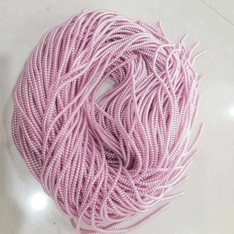 [ Pack of 3 ] Spiral Charger Cable Protector Data Wire Saver for Charging Cable ( 1.5 Meter ) Cable Management Light Pink / Solid Color