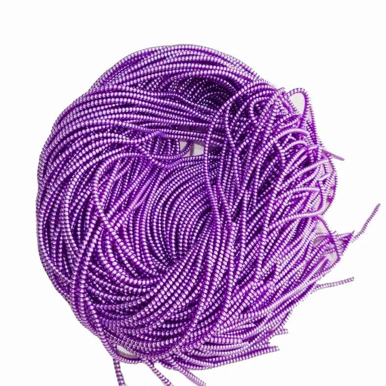 [ Pack of 3 ] Spiral Charger Cable Protector Data Wire Saver for Charging Cable ( 1.5 Meter ) Cable Management Purple 2 / Solid Color