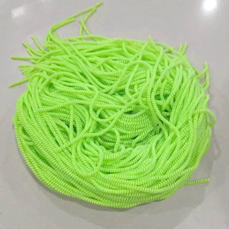 [ Pack of 3 ] Spiral Charger Cable Protector Data Wire Saver for Charging Cable ( 1.5 Meter ) Cable Management Lime Green / Dual Color