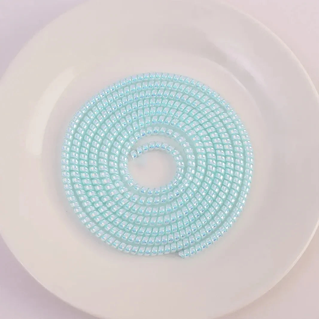 [ Pack of 3 ] Spiral Charger Cable Protector Data Wire Saver for Charging Cable ( 1.5 Meter )