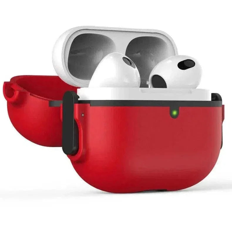 PC Silicone coated Side Lock Cover for Airpods 1 | 2