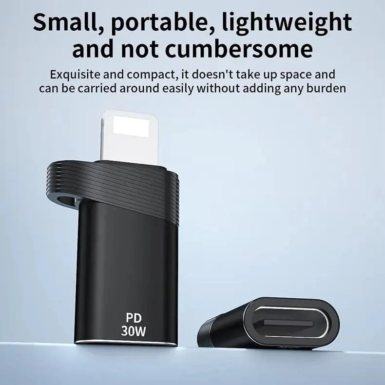 PD 30W Type C / Lightning Adapter OTG Converter