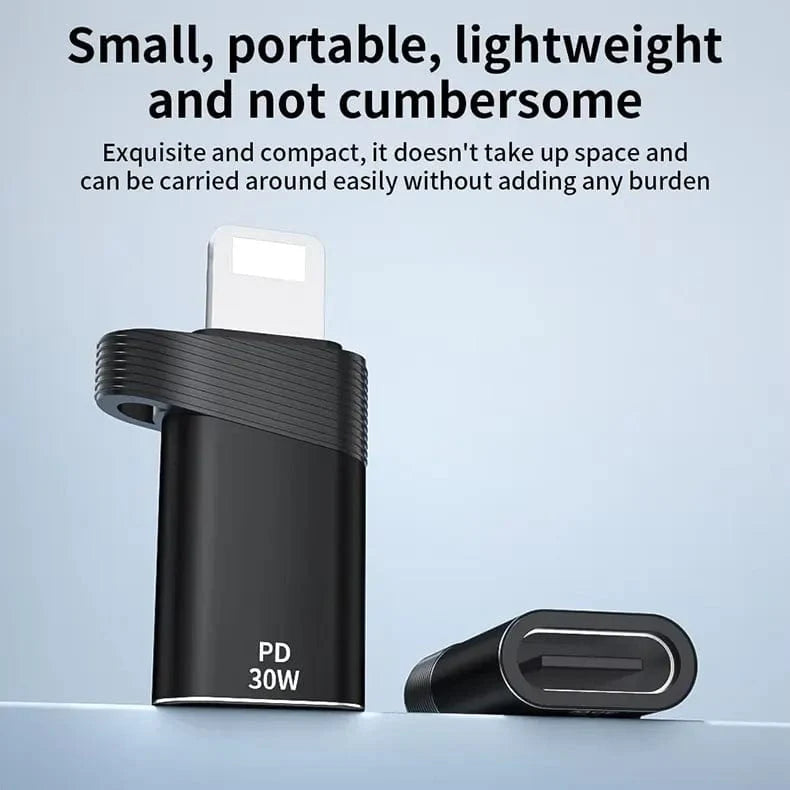 PD 30W Type C / Lightning Adapter OTG Converter