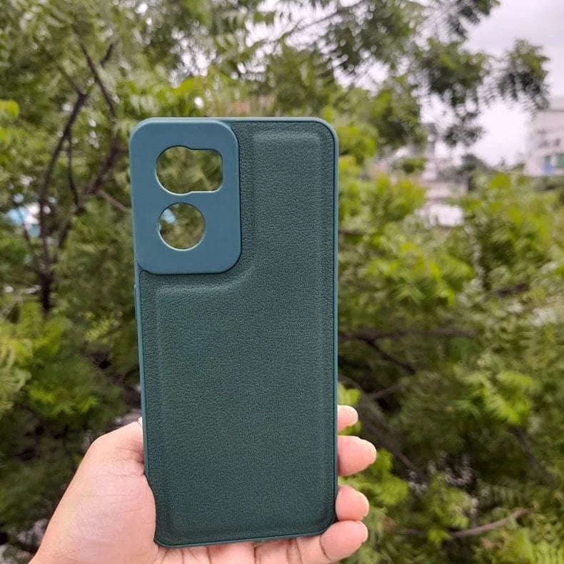 Pebble Leather Texture Hard Phone Back Case for OnePlus