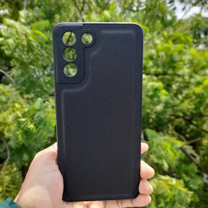 Pebble PU Leather Hard Case for Samsung S21 Plus