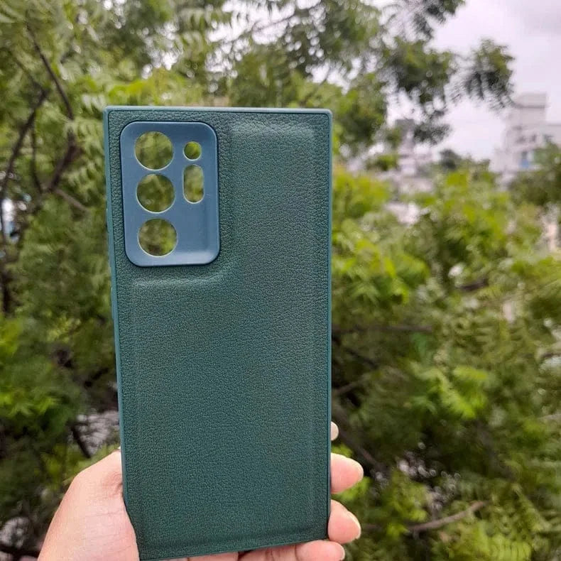 Pebble PU Leather Hard Case for Samsung S22 Plus