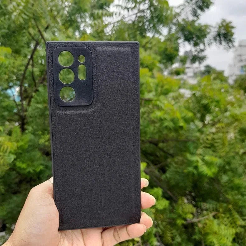 Pebble PU Leather Hard Case for Samsung S22 Plus