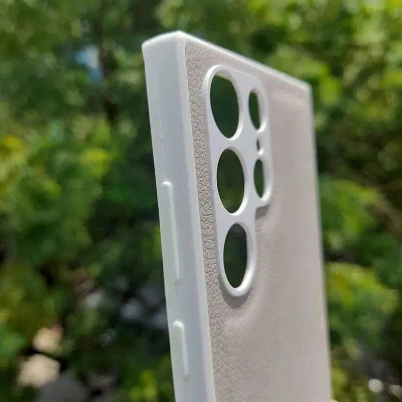 Pebble PU Leather Hard Case for Samsung S22 Plus