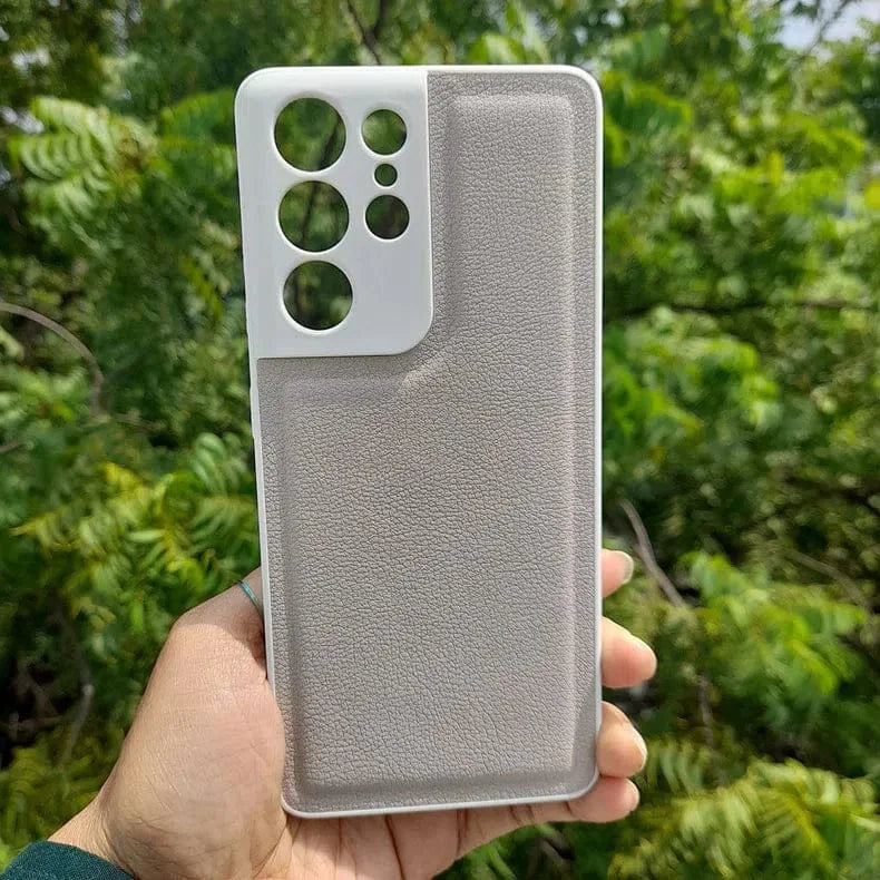 Pebble PU Leather Hard Case for Samsung S22 Plus