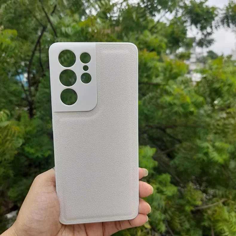 Pebble PU Leather Hard Case for Samsung S22 Plus