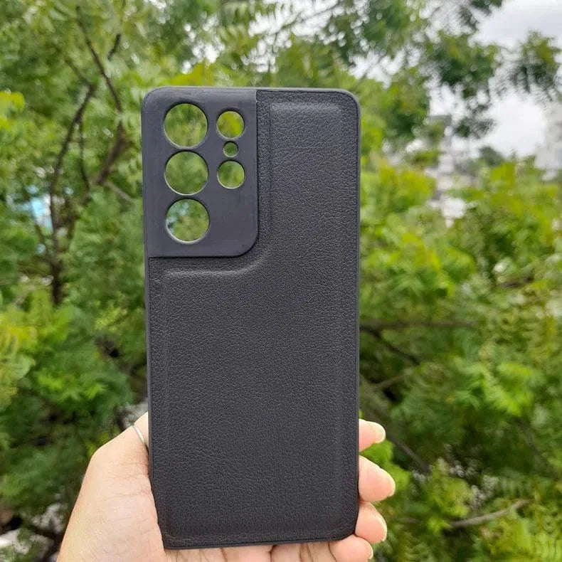 Pebble PU Leather Hard Case for Samsung S22 Plus