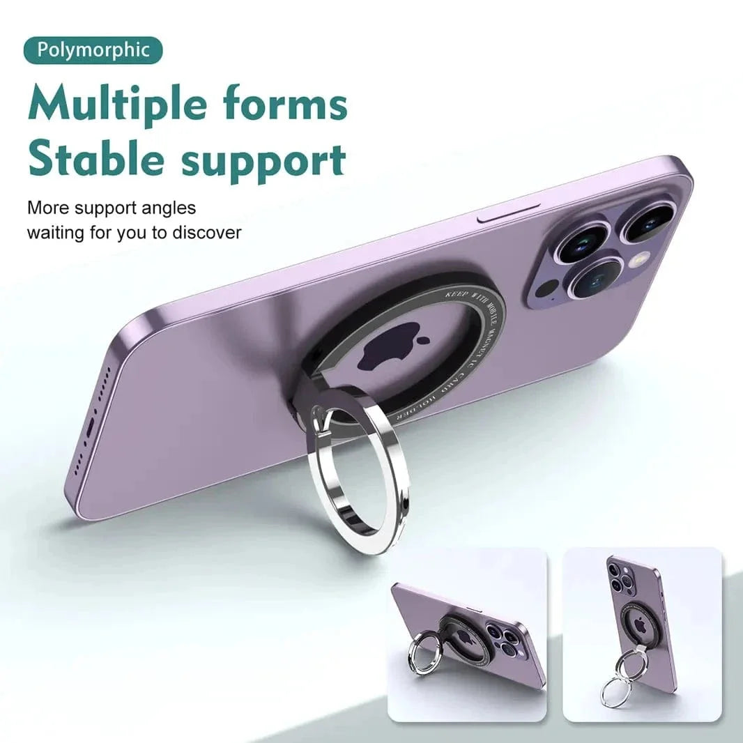 Portable Magnetic Ring Grip for Magsafe Function Built in Cases