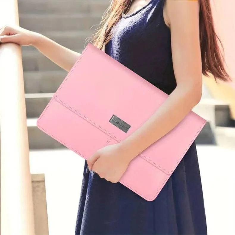 PU Leather Envelope Portfolio Laptop Sleeve Bag
